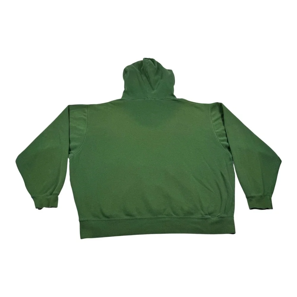 Vintage Miami Hurricanes Hoodie Sweatshirt Mens XL Green NCAA Football Nike 90s